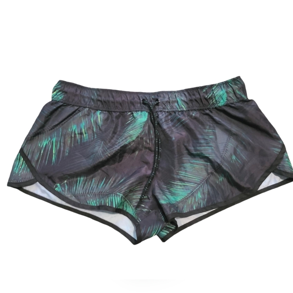 AEROPOSTLE green leaf swim shorts M
